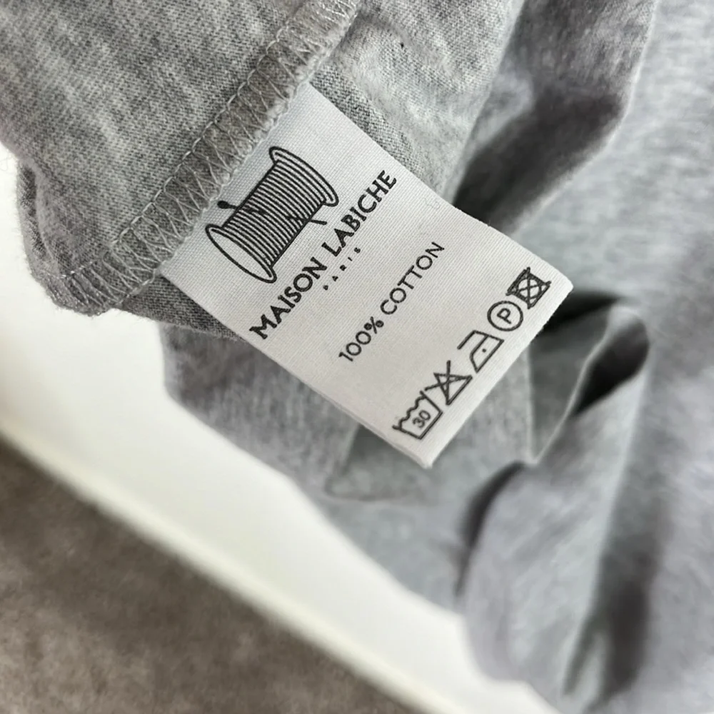 Maison Labiche French Touch Organic Cotton T-shirt Embroidered - Picture 7 of 8
